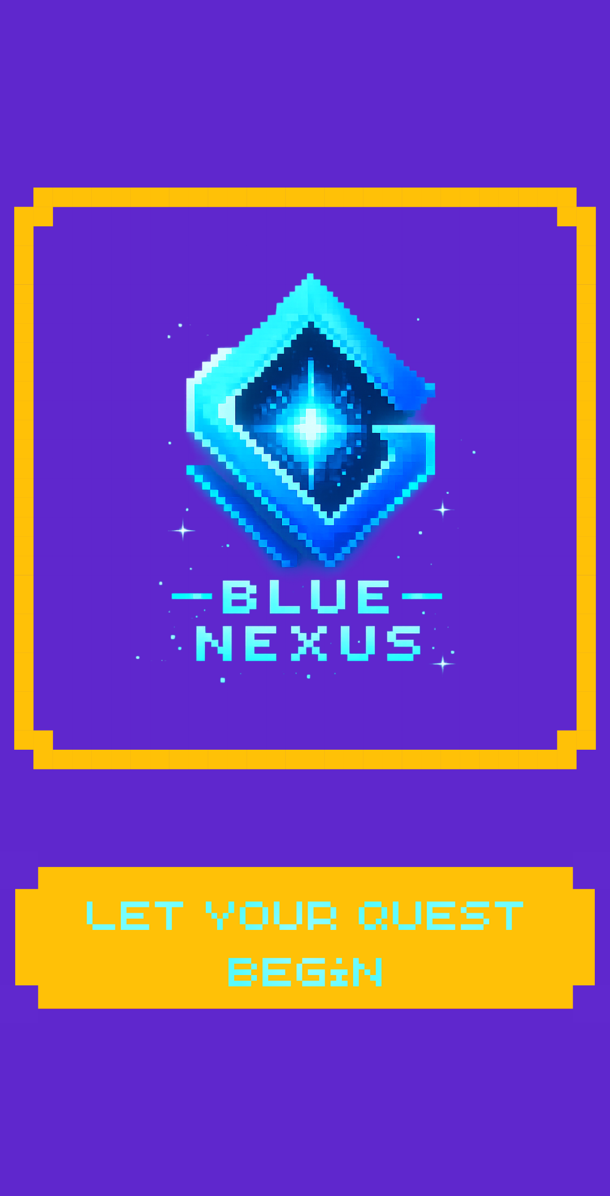 Blue Nexus Quest Pixel Splash